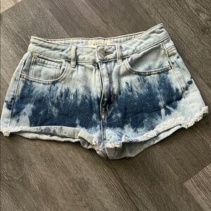 PacSun Indigo Tie-Dye Jean Shorts